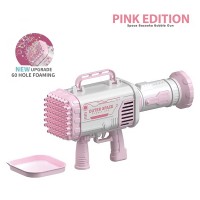 60-Hole Bazooka Automatic Electric Bubble Machine Blower Fan Bubble Maker